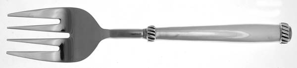 Twist (Silverplate Handle) Solid Serving Fork