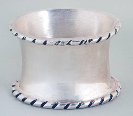 Twist (Silverplate Handle) Silverplate Napkin Ring