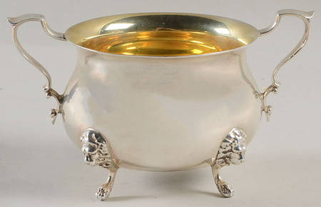 33 (Sterling, Hollowware) Mini Open Sugar Bowl
