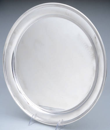 6 (Sterling, Hollowware) 14" Round Tray