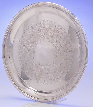 6 (Sterling, Hollowware) 12" Round Tray