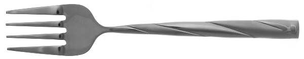 Tandem Frosted (Stainless) Medium Solid Cold Meat Serving Fork