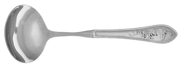 Winterberry (Stainless) Gravy Ladle with No Spout Stainless Bowl HC