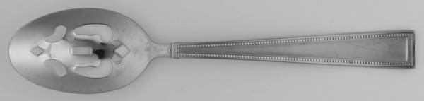 Miranda Sand (Stainless) Pierced Tablespoon (Serving Spoon)