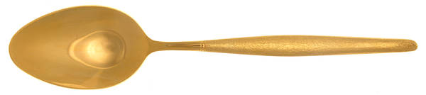 PTC7 (Gold Electroplate) Place/Oval Soup Spoon