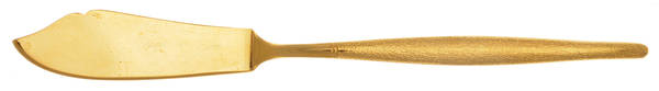 PTC7 (Gold Electroplate) Flat Handle Master Butter Knife