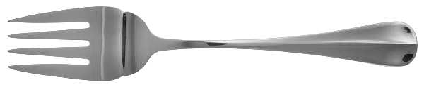 Baguette (Stainless) Medium Solid Cold Meat Serving Fork