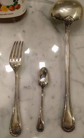 Duplessis (Sterling) Solid Soup Ladle