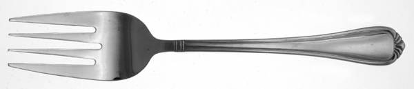 Greenwich-Lancaster (Stainless) Medium Solid Cold Meat Serving Fork