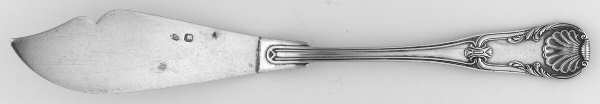 PUS6(Sterling) Flat Handle Master Butter Knife