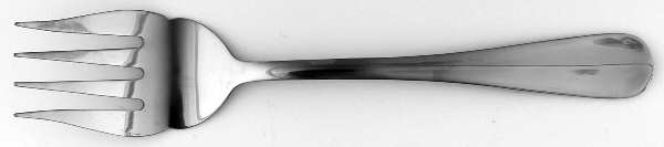 Puritan (Stainless) Medium Solid Cold Meat Serving Fork