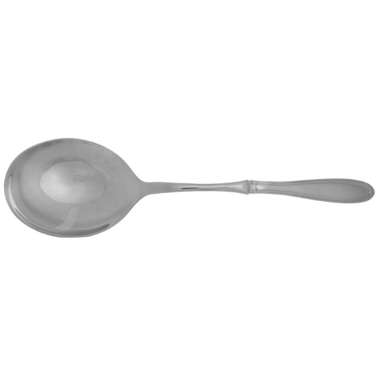 Linden (Stainless) Casserole Spoon with Smooth Stainless Bowl HC