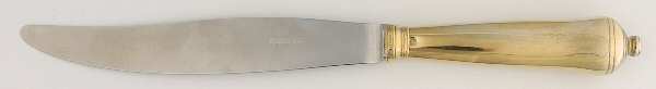 Cardinal (Gold Electroplate) Modern Hollow Knife