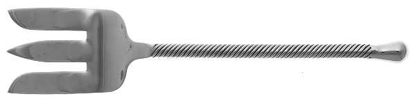 PII17 (Stainless) Solid Serving Fork