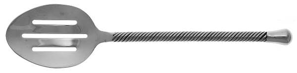 PII17 (Stainless) Pierced Solid Serving Spoon
