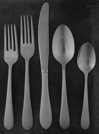 Salisbury Satin (Stainless) 40 Piece Estate Set by Pfaltzgraff