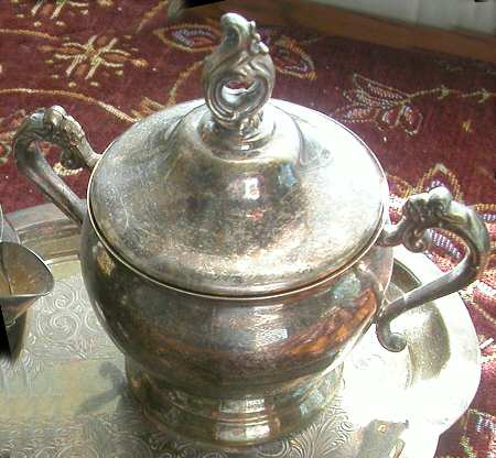 P51 (Silverplate, Hollowware) Sugar Bowl & Lid