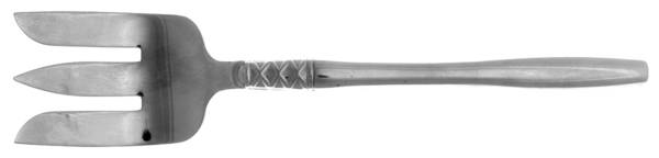 PII18 (Stainless) Large Solid Cold Meat Serving Fork