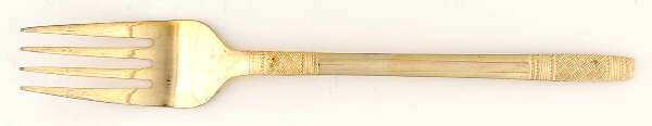 Rotunda (Gold Electroplate) Individual Salad Fork