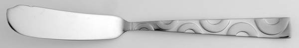 Wheels Frost (Stainless) Flat Handle Master Butter Knife