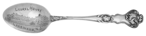 States & Cities Souvenir Spoons(Sterling) New Jersey Five O'Clock Spoon