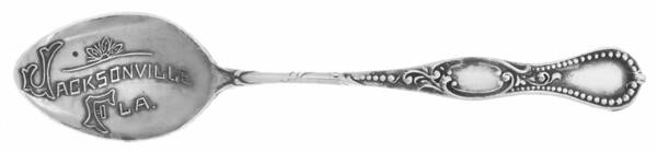 States & Cities Souvenir Spoons(Sterling) Florida Demitasse Spoon
