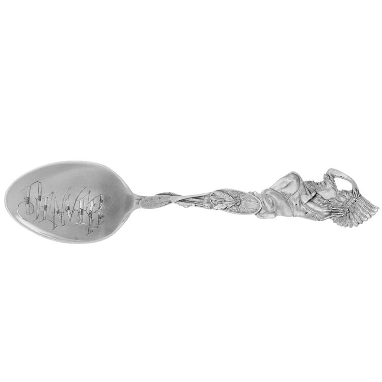 States & Cities Souvenir Spoons(Sterling) Colorado Five O'Clock Spoon