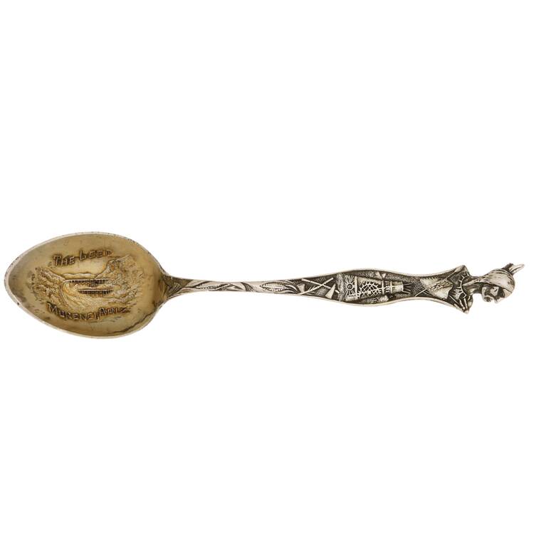 States & Cities Souvenir Spoons(Sterling) Arizona Demitasse Spoon