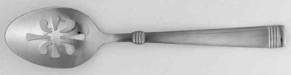 Linear (Stainless) Pierced Tablespoon (Serving Spoon)