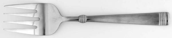 Linear (Stainless) Medium Solid Cold Meat Serving Fork