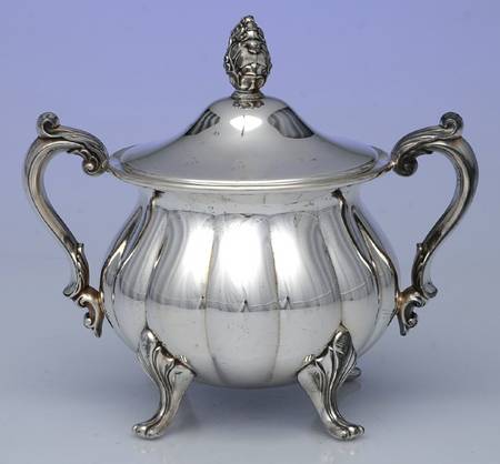 Sevenoaks (Silverplate, Hollowware) Sugar Bowl & Lid