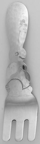 Bunny (Sterling) Baby Fork