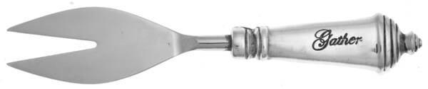 Antique Silver (Silverplate) Hollow Handle Serving Cheese Pick