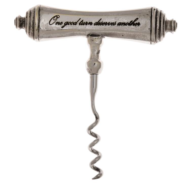 Antique Silver (Silverplate) Corkscrew