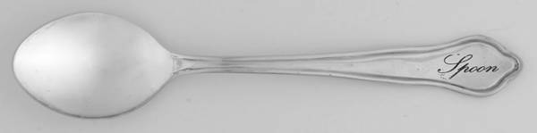 Antique Silver (Silverplate) Place/Oval Soup Spoon