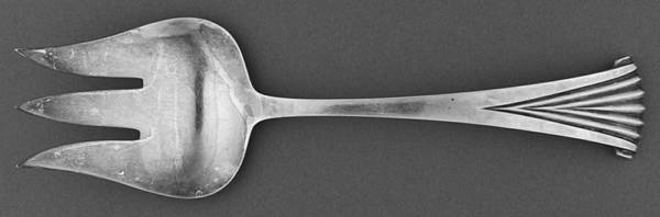 PBS9 (Sterling) Vegetable Serving Fork (Solid)