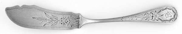 PLB8 (Coin) Flat Handle Bright Cut Master Butter