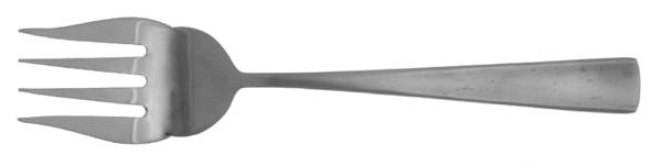 Satin Danford (Stainless) Medium Solid Cold Meat Serving Fork