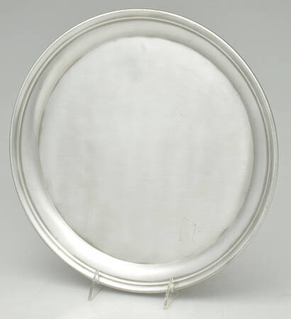 2061 (Pewter, Hollowware) 13" Round Tray