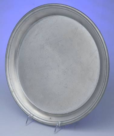 2061 (Pewter, Hollowware) 13" Round Tray