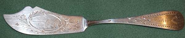 PFI3 (Sterling) Flat Handle Bright Cut Master Butter
