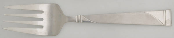 Vintage Frost (Stainless) Medium Solid Cold Meat Serving Fork