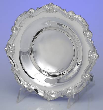 138 (Silverplate, Hollowware) Plated Footed Bon Bon Bowl