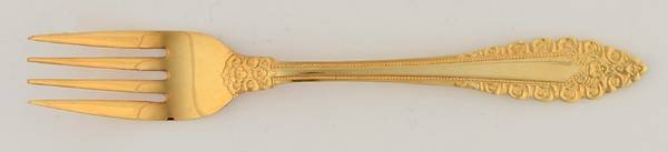 Medici (Gold Electroplate) Individual Salad Fork