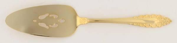 Medici (Gold Electroplate) Pierced All Stainless Pie Server