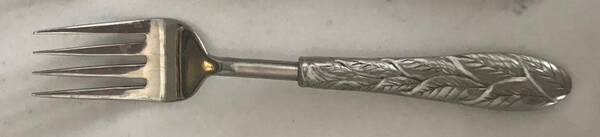 Cast Leaf (Pewter) Individual Salad Fork