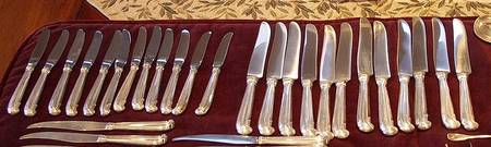 Coquille (Sterling) New French Hollow Pistol Knife