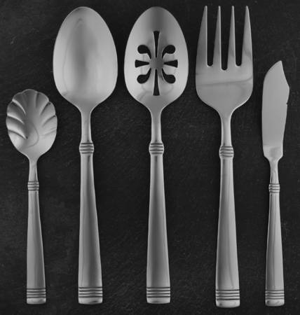 Palisades Frost (Stainless) 5 Piece Hostess Set