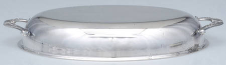 86 (Silverplate, Hollowware) Double Vegetable Bowl-Lid