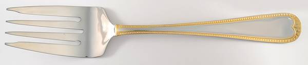 Gold Newcastle (Stainless) Medium Solid Cold Meat Serving Fork